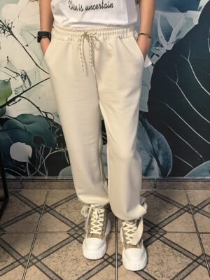 Spodnie dresowe - beż